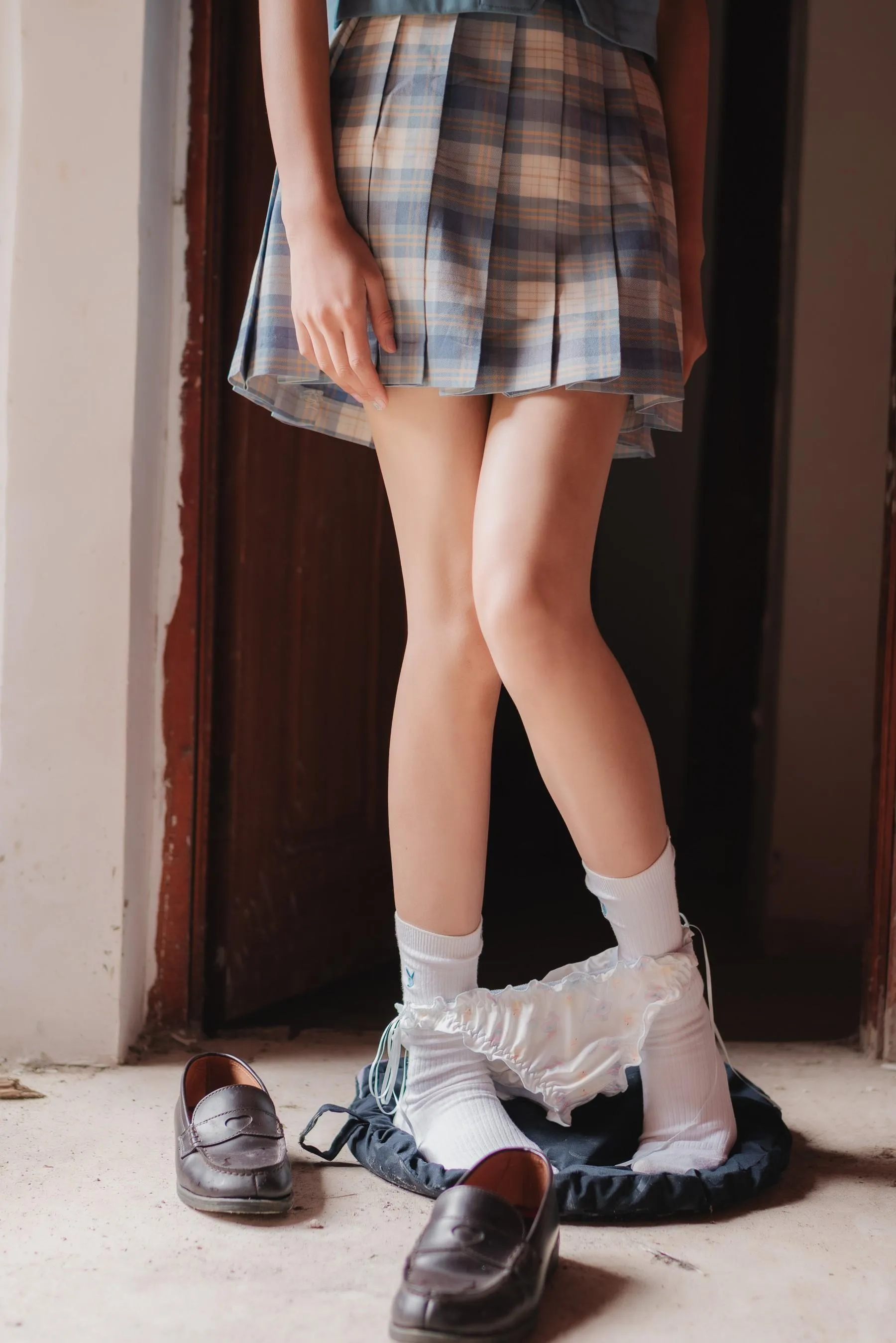西瓜少女 NO.001 丽江写真JK [45P]插图5